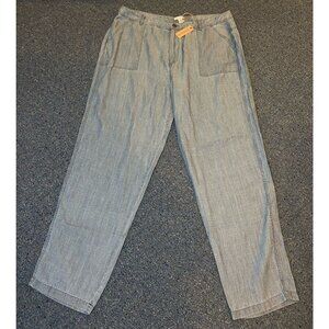 NWT Carbon 2 Cobalt Pants Jeans Lyocell Straight Leg Blue Size 14 New